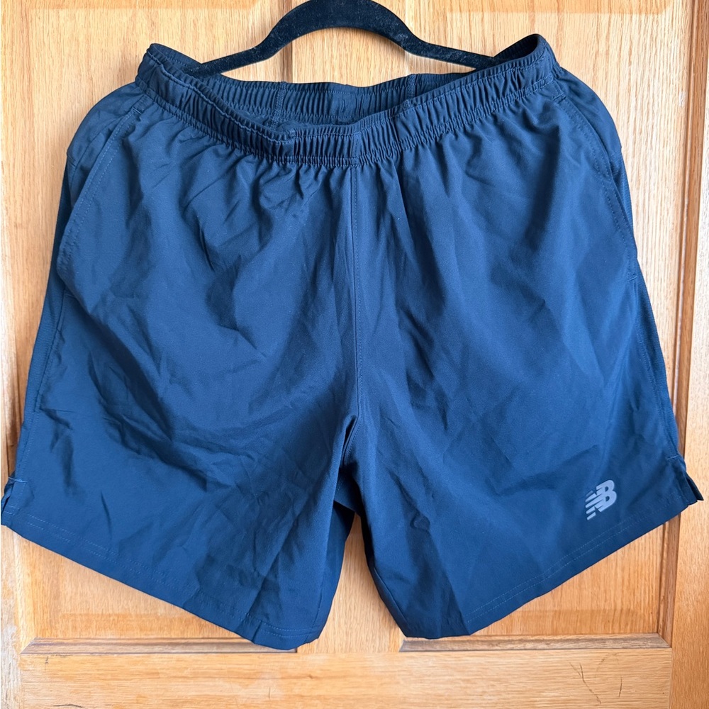 New Balance Black Drawstring Shorts